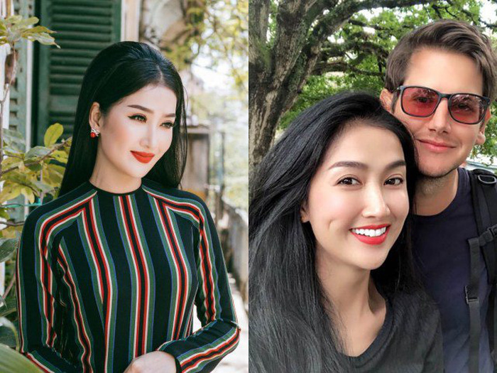 Diễn viên Quỳnh Lam và bạn trai ngoại quốc kỷ niệm 9 năm yêu nhau
