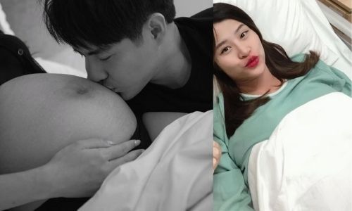 Ông Cao Thắng không giấu nổi sự vui mừng khi con gái nhỏ chào đời