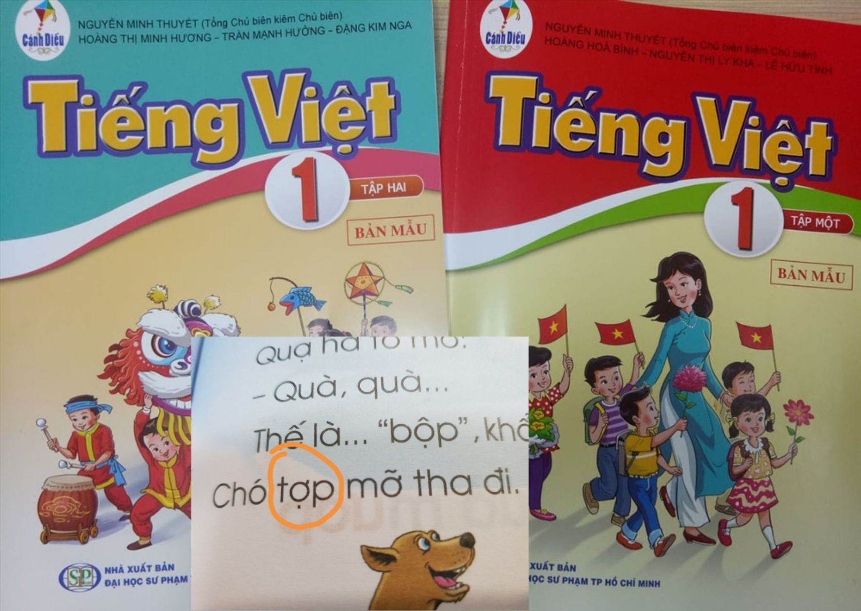 Sách giáo khoa Tiếng Việt lớp 1 bộ Cánh Diều, cải tiến hay 