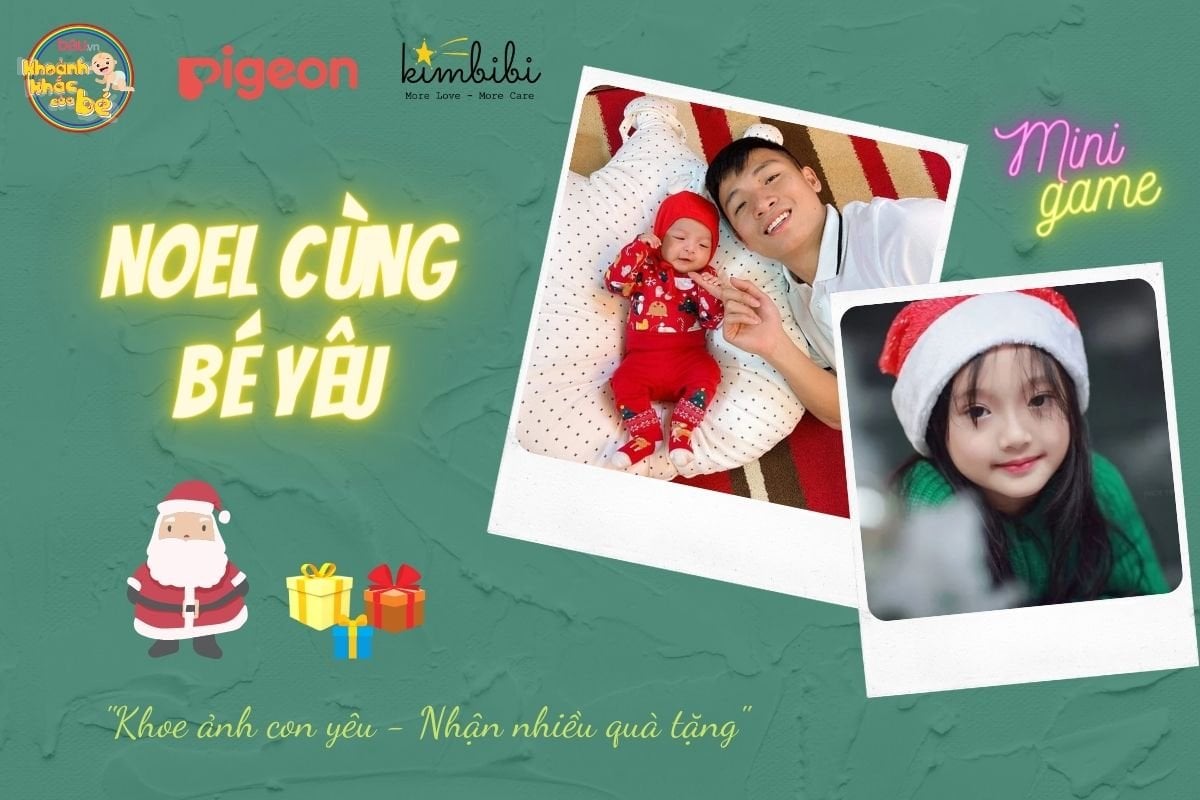 Tham gia ngay cuộc thi ảnh NOEL CÙNG BÉ YÊU nhận nhiều phần quà siêu hấp dẫn