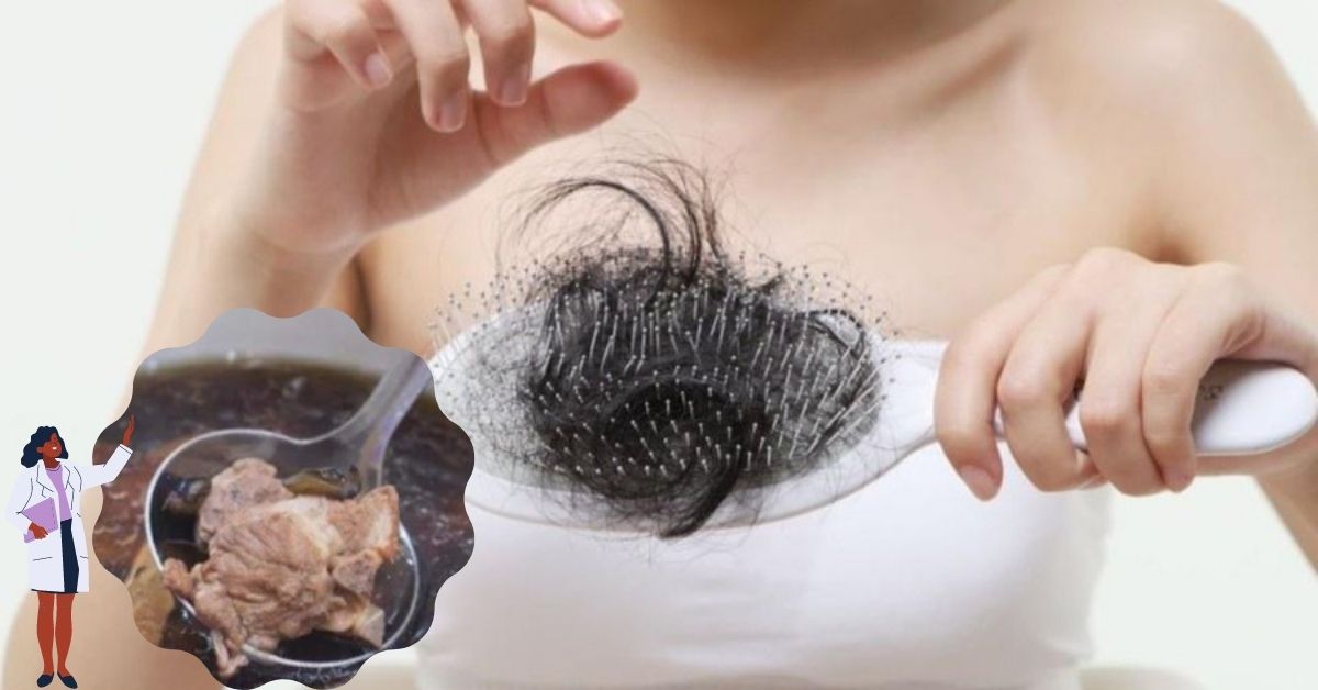 Infographic: 5 món ăn ngăn ngừa rụng tóc