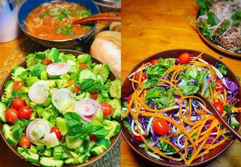 Những món salad rau củ giúp giữ dáng, giải nhiệt mùa hè cho chị em