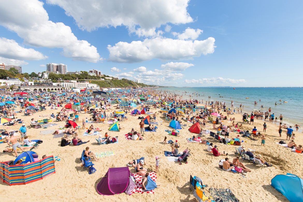 Bãi biển Bournemouth, nước Anh