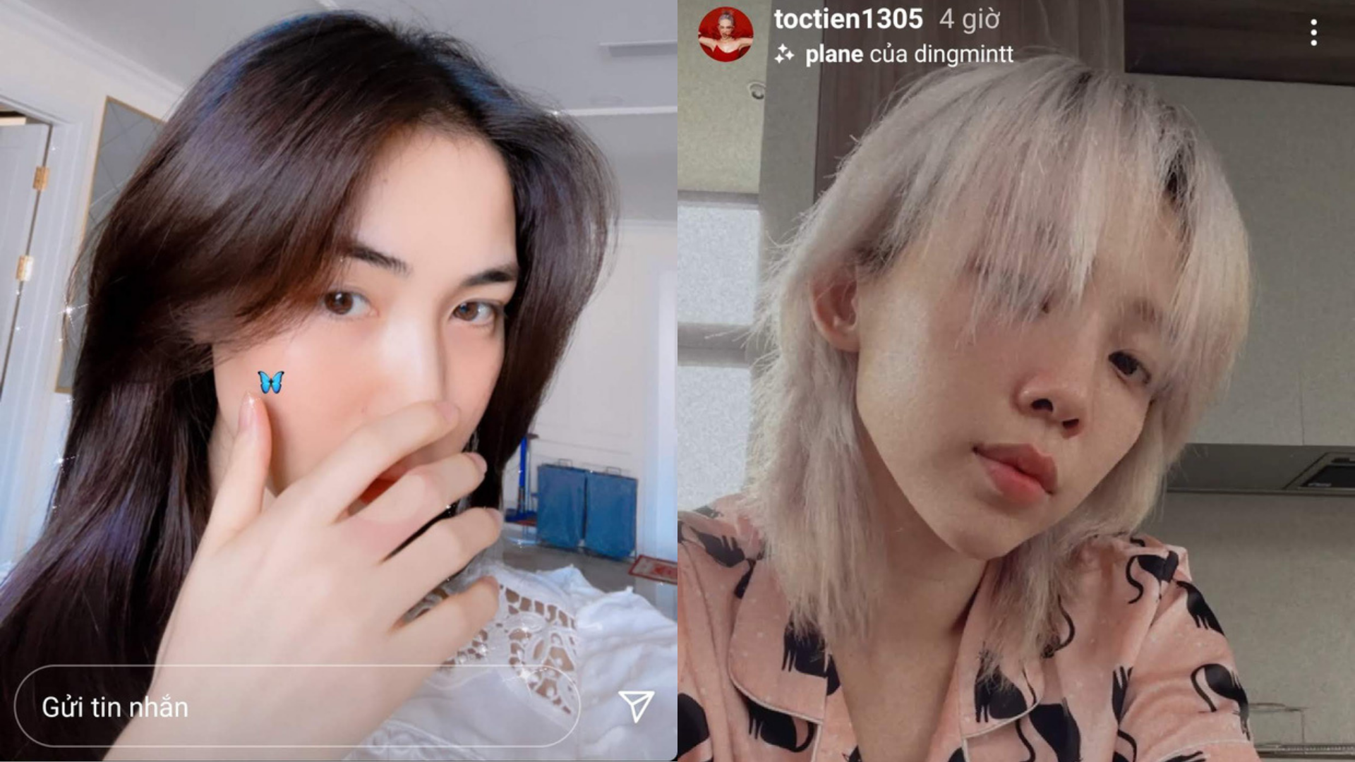 Sao Việt và chuyện tóc tai mùa dịch: Hòa Minzy mừng vì tóc mọc dài, Tóc Tiên ngán ngẩm vì đầu 2 thứ tóc