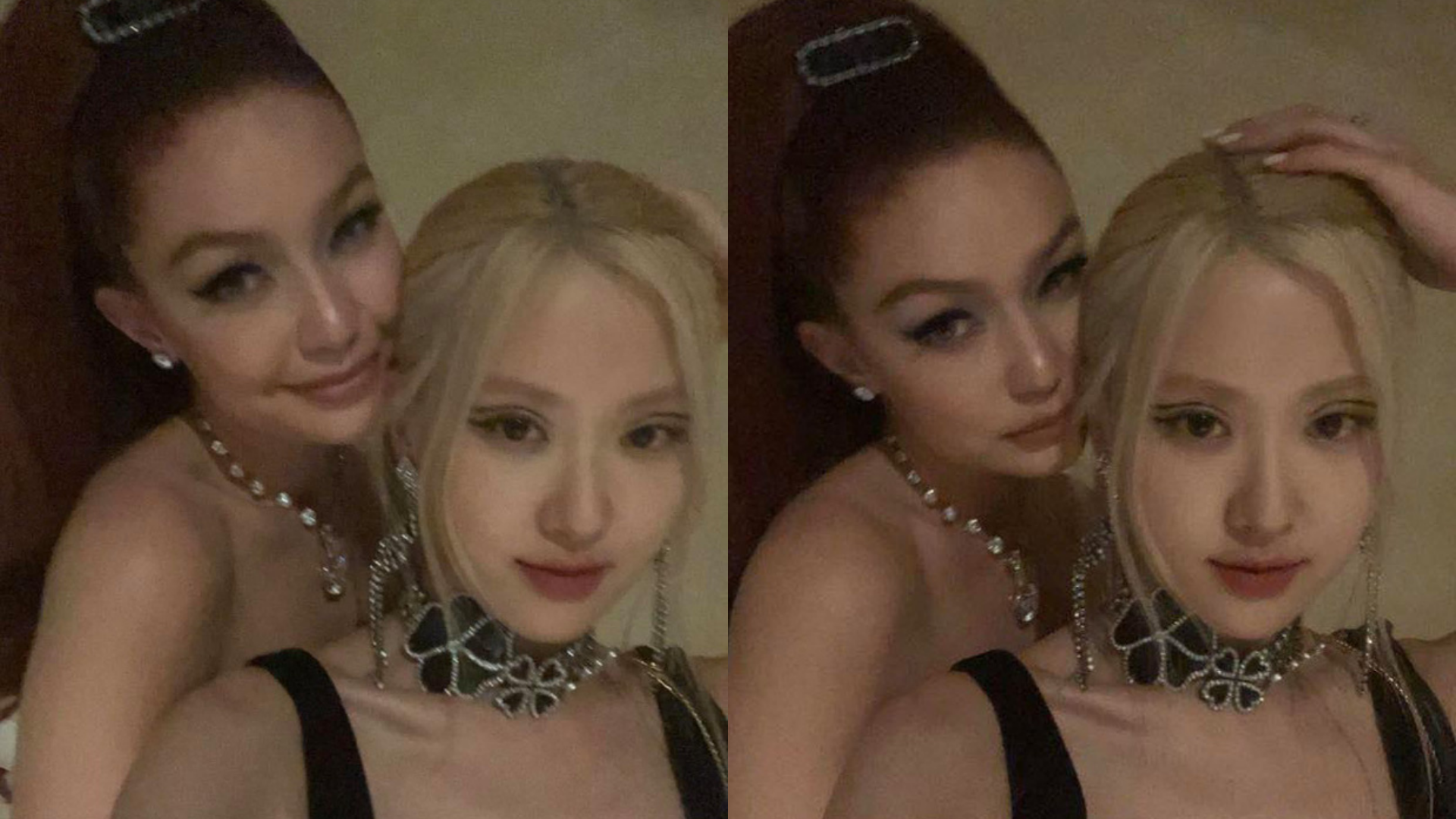Chỉ bằng 1 cú selfie, Rosé và Gigi Hadid khiến netizen cãi nhau 
