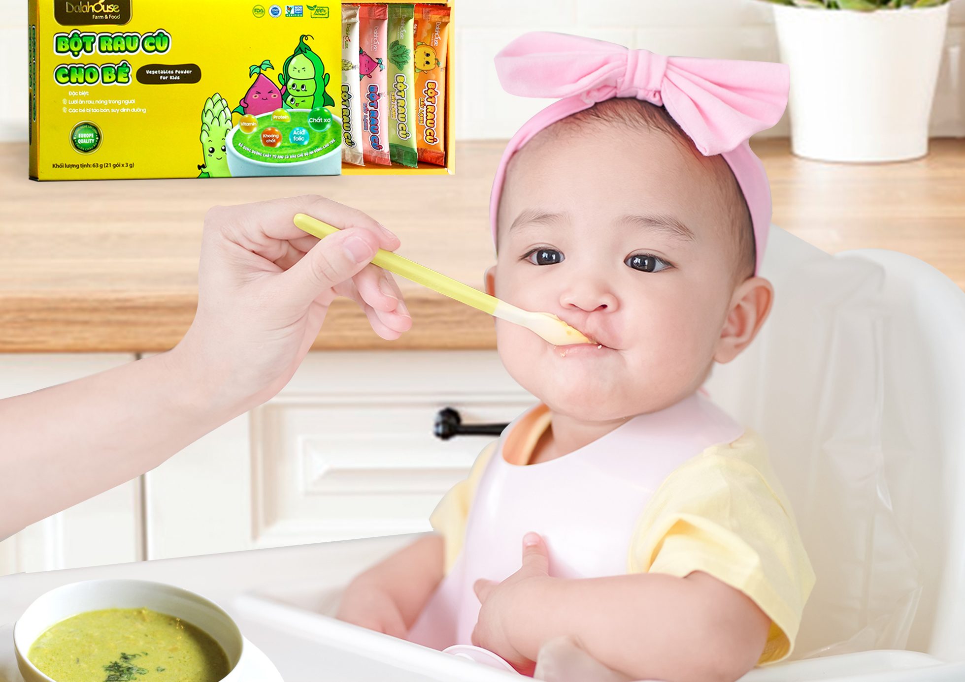 3 tiêu chuẩn lựa chọn bột rau củ sấy lạnh an toàn cho bé - tiện lợi cho mẹ