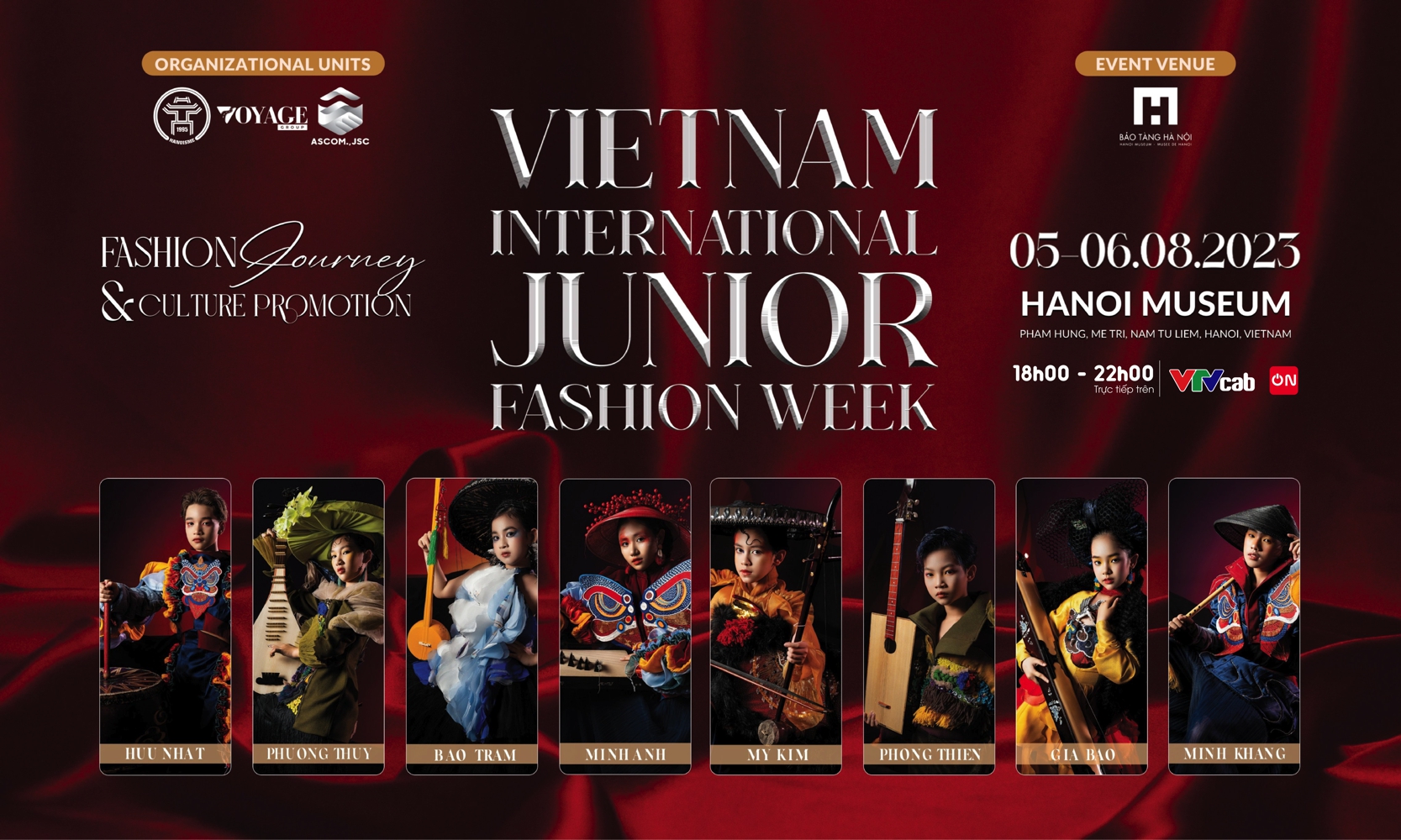 Vietnam International Junior Fashion Week sân chơi thời trang chuyên nghiệp quốc tế dành cho trẻ em