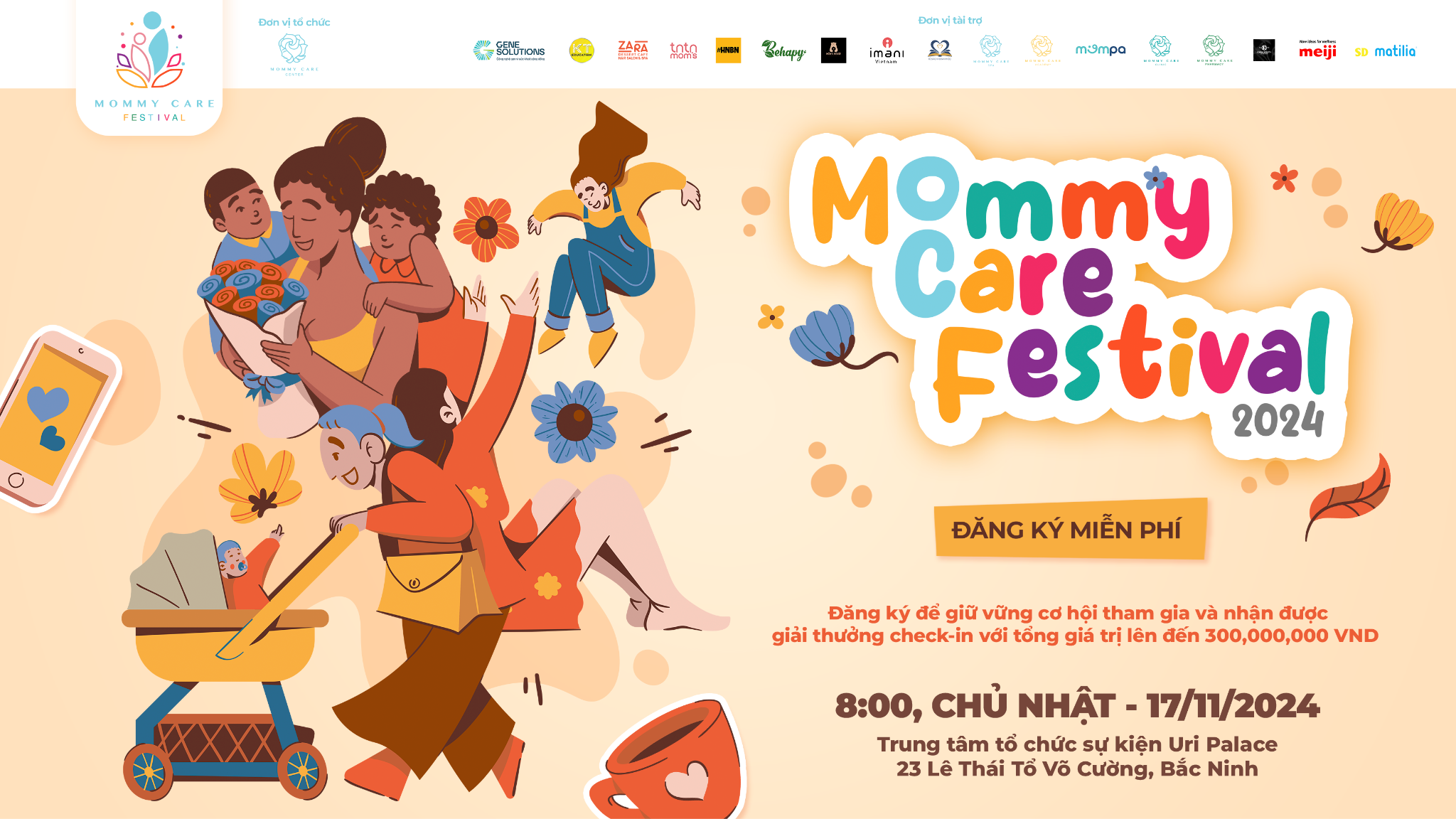 Mommy Care Festival 2024 - Ngày hội lớn nhất năm dành cho mẹ và bé tại Bắc Ninh sắp diễn ra!