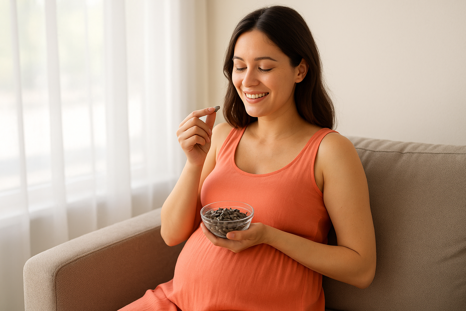 Hạt hướng dương – “siêu thực phẩm” giá rẻ giúp mẹ bầu bổ sung sắt và omega-3