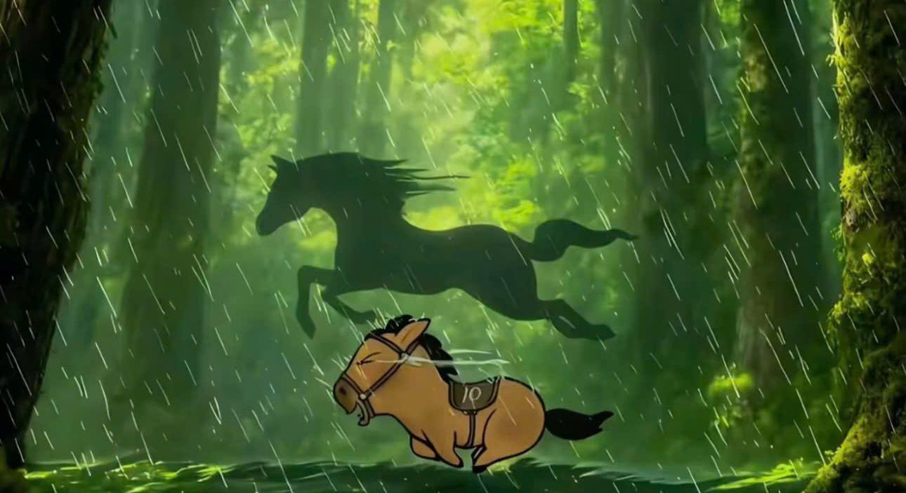 Chú ngựa Mã Tiểu Dã “vừa khóc vừa chạy”: Biểu tượng mới của người trẻ giữa áp lực cuộc sống